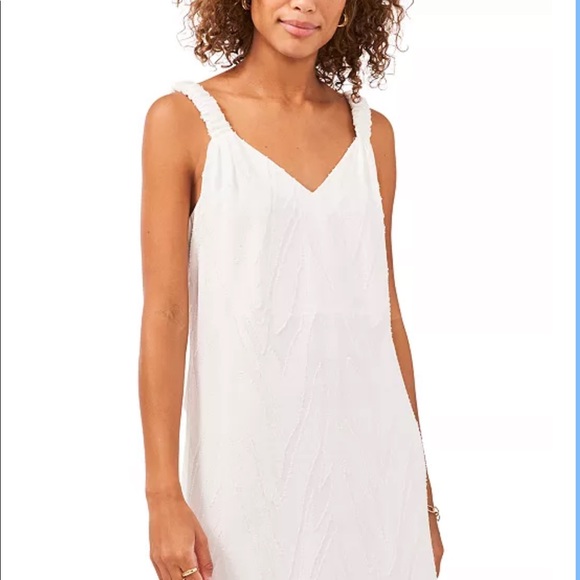 VINCE CAMUTO Women's Jacquard Maxi Dress white size XL maxi beach summer - Picture 4 of 4